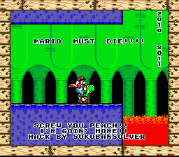 Mario Must Die Title Screen